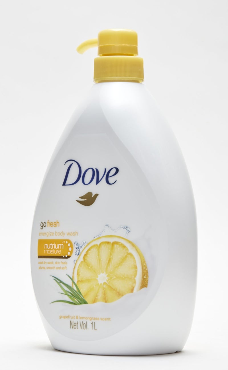 Dove Go Fresh Energize Body Wash, Grapefruit and Lemongrass Scent, 33.8 Ounce (1 Liter) International Version - Image 5