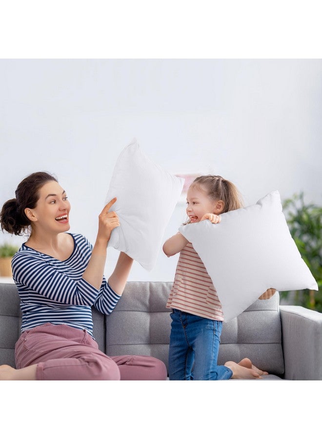 Utopia Bedding Throw Pillows Insert (Pack of 2, White) - 20 x 20 Inches Bed and Couch Pillows - Indoor Decorative Pillow - Image 5