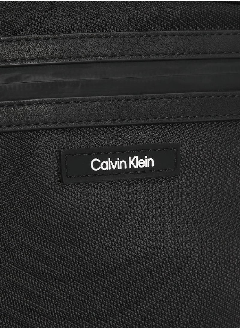 CALVIN KLEIN Men's Reporter Bag - Polyester, Black  - Image 4
