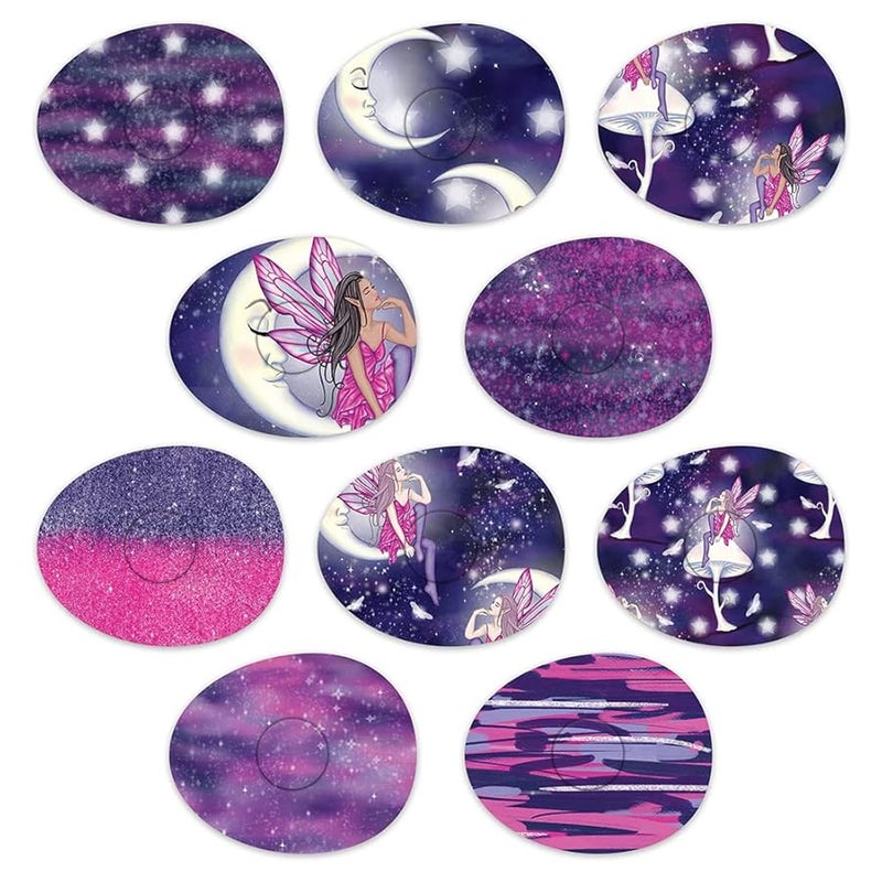 RockaDexadhesive patches  Compatible for Freestyle Libre sensor CustomDesigned Freestyle Libre patches Diabetic Supplies mix 10 pack Fairies Freestyle Libre 3