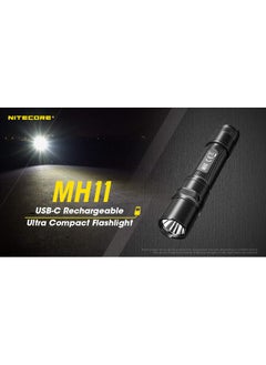 نايت كور مصباح يدوي قابل لإعادة الشحن Nitecore MH11، 1000 لومن LED EDC صغير الحجم مع منظم LumenTac  - Image 3
