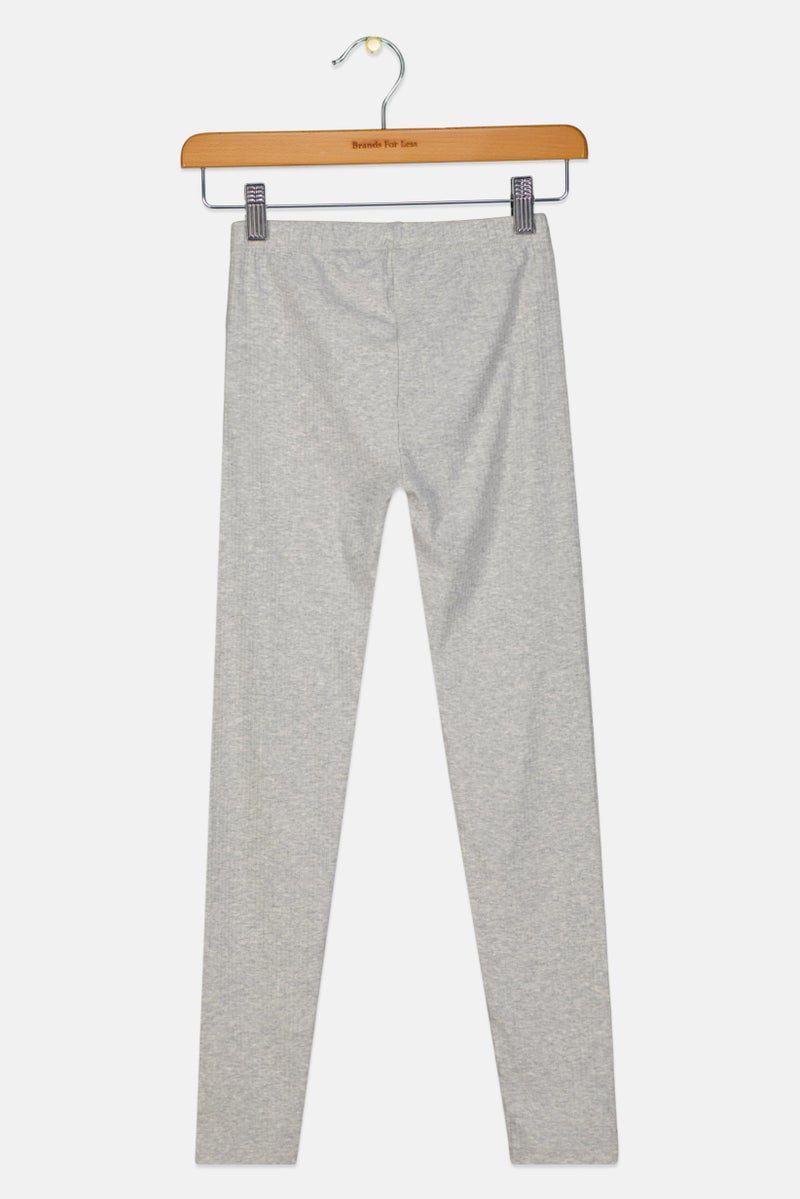 GAP  leggings للبنات الأطفال، رمادي فاتح - Image 2