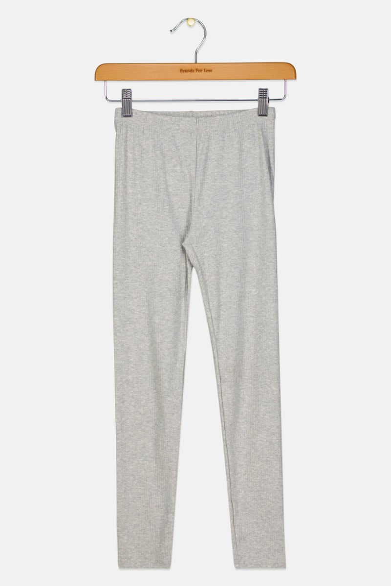 GAP  leggings للبنات الأطفال، رمادي فاتح - Image 1