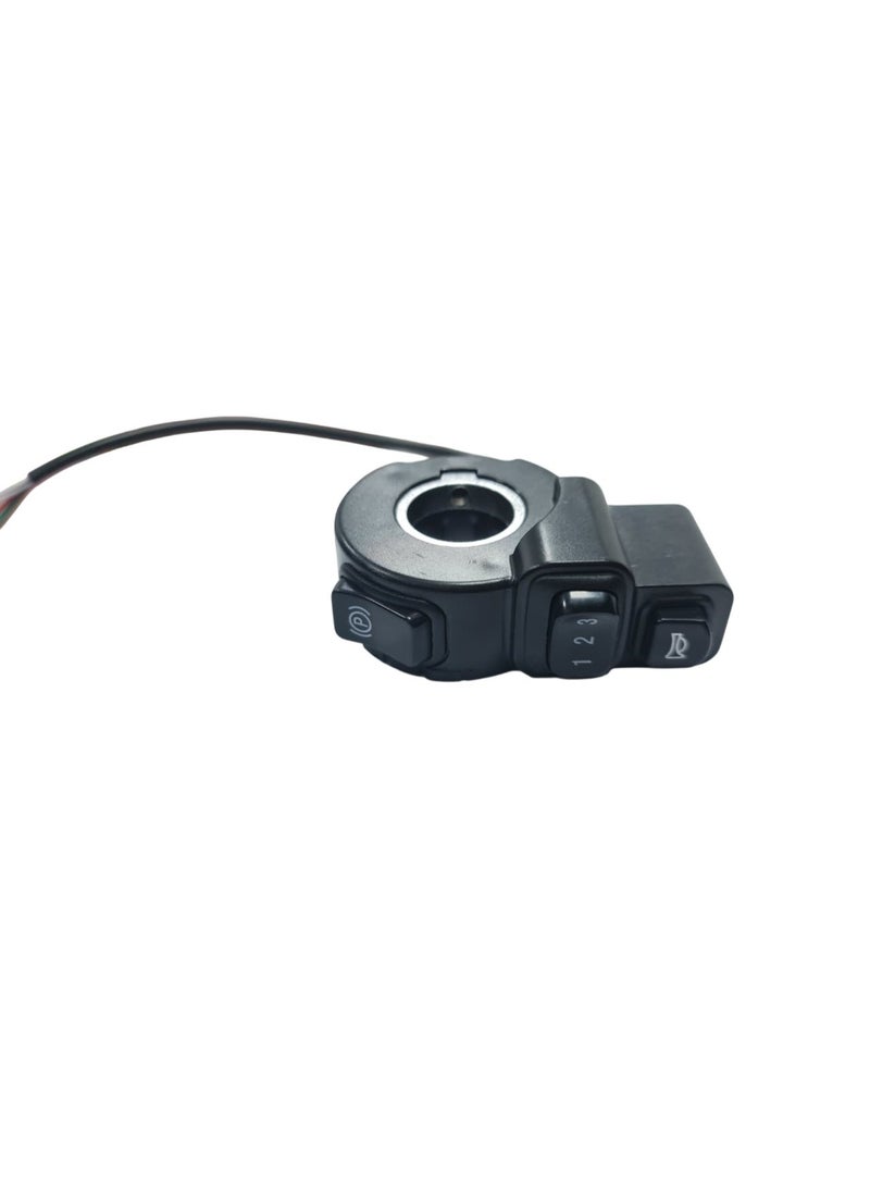 FUN MOMENT Electric Scooter Brake Grip Comfortable and Easy to Install with 3 Speeds and Horn - Image 4