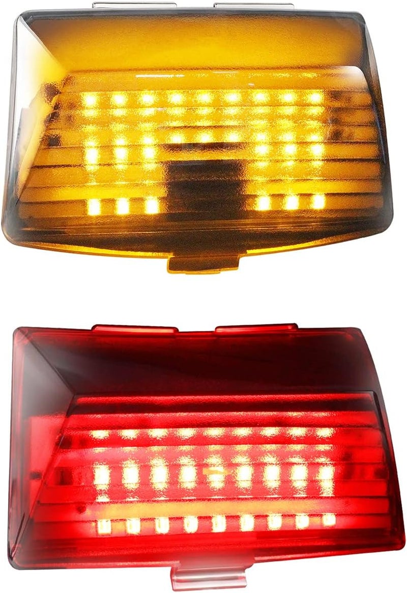 NTHREEAUTO 2PCS LED Front Rear Fender Tips Light for Harley Motorcycles - Image 1