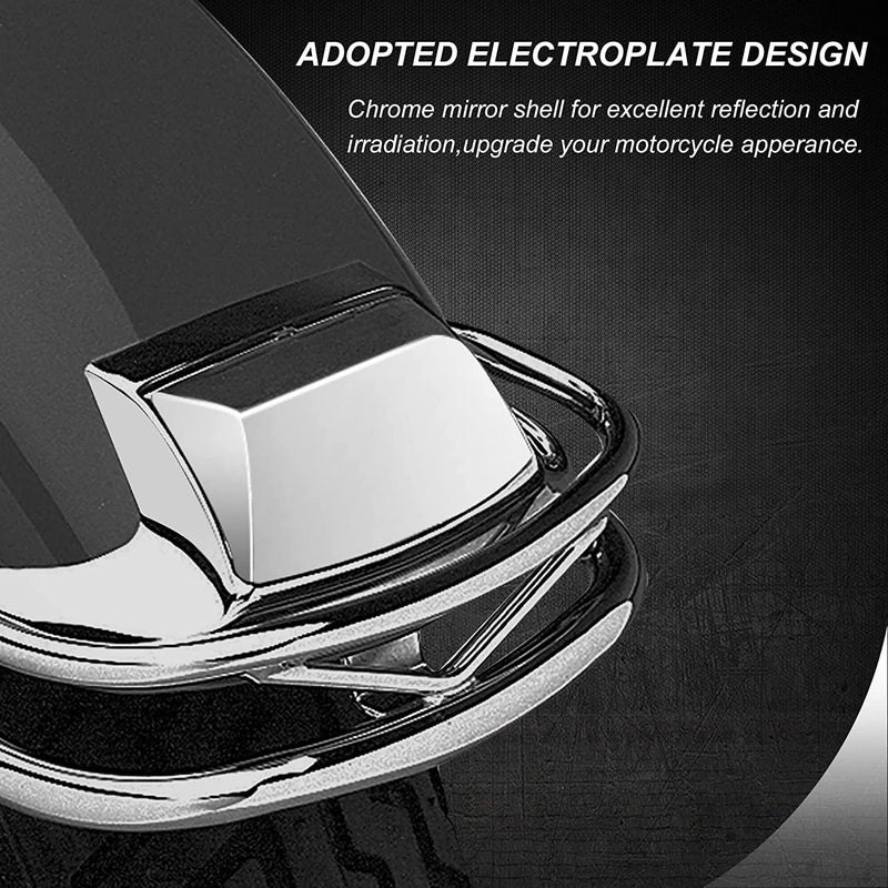 NTHREEAUTO 2PCS LED Front Rear Fender Tips Light for Harley Motorcycles - Image 2