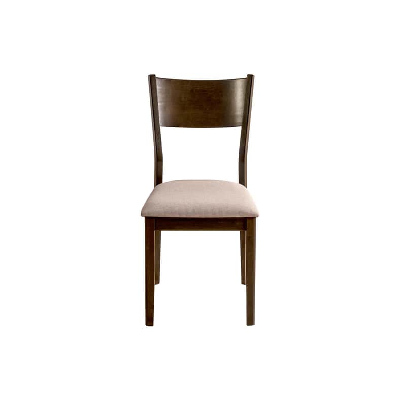 Pan Home LIAM DINING CHAIR - BEIGE DARK BROWN - Image 5