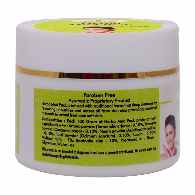AL Ayurvedic Life Herbo Mud Pack 50g Pack of 5 - Image 4
