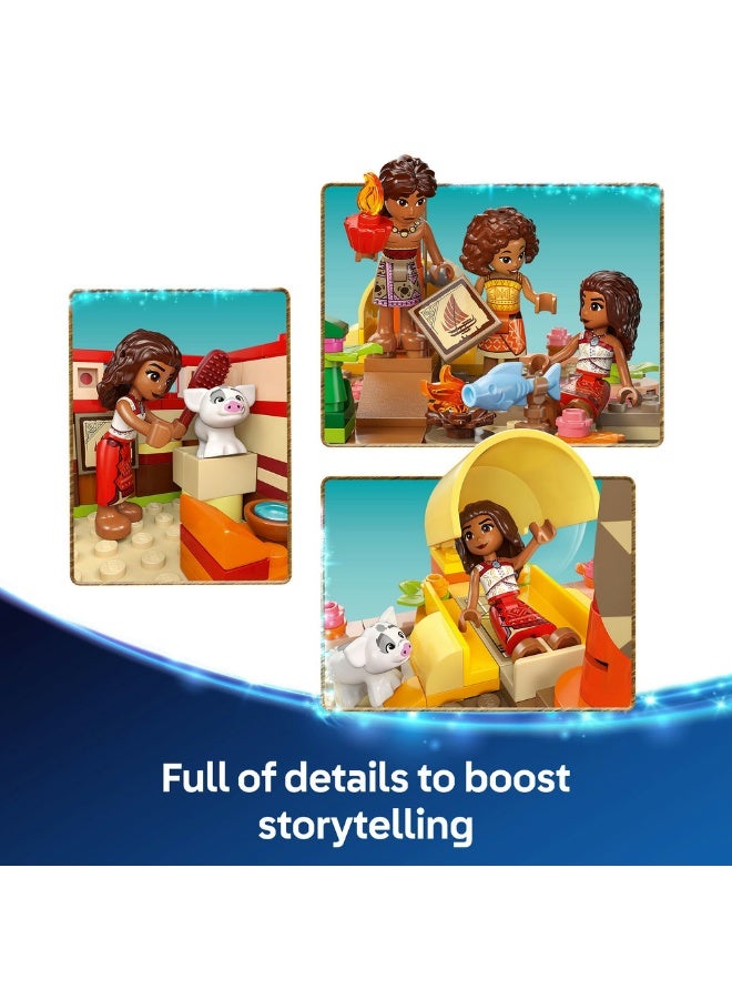 LEGO Disney Princess Moana'S Adventure Canoe 43270 (529) Pieces  - Image 4