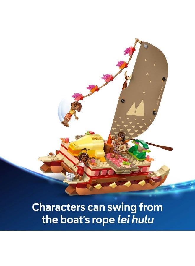 LEGO Disney Princess Moana'S Adventure Canoe 43270 (529) Pieces  - Image 5