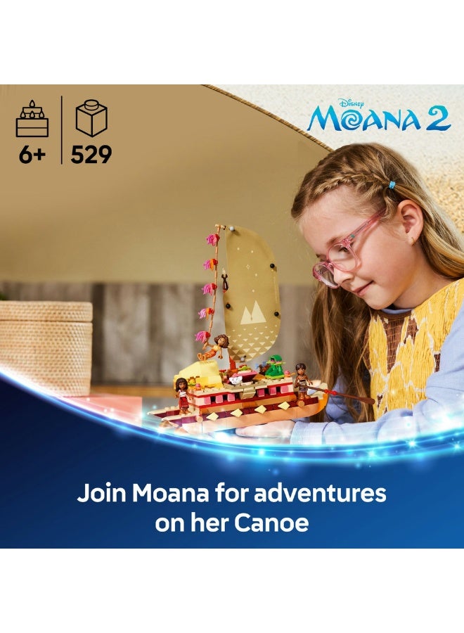 LEGO Disney Princess Moana'S Adventure Canoe 43270 (529) Pieces  - Image 3