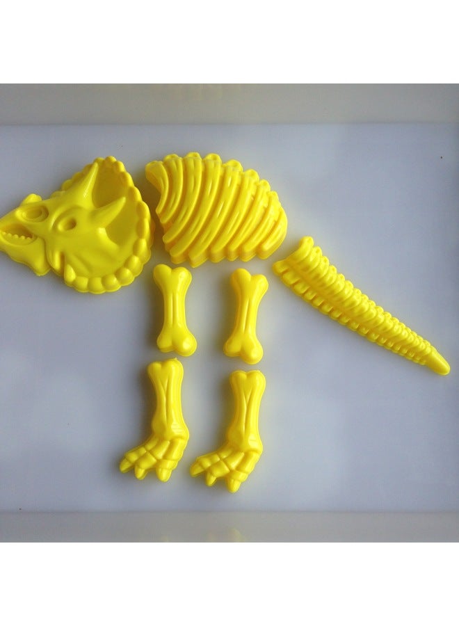 Factory Wholesale Special Play Sand Mold Dinosaur Skeleton Mold Children's Educational Beach Toys Summer Series