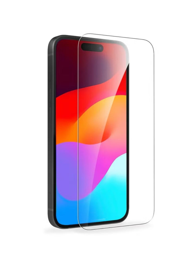 اس-توب شاشة حماية لموبايل ايفون 15 (iPhone 15) طبقة من الزجاج المقوى بدون حواف سوداء, حماية كاملة لشاشة هاتفك ضد الكسر و التوهج من S-TOP - Image 3