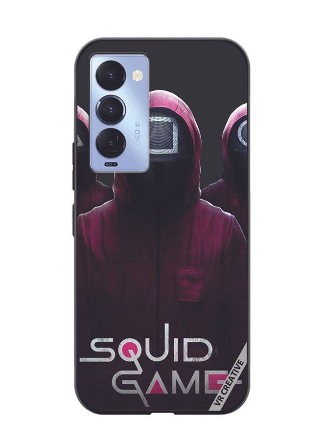 VR CREATIVE Protective Case Cover For Tecno Camon 18/18 P Squid Game Design Multicolour - Image 1