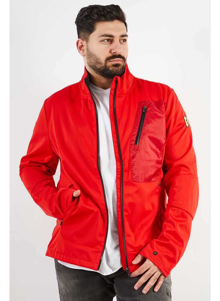 Men Brand Logo Packable Rain Jacket, Red - pzsku/ZEFB2FB58E6E0AEB281F1Z/45/_/1738678087/8a835cf8-6e63-4361-8ce1-1c926c458b96