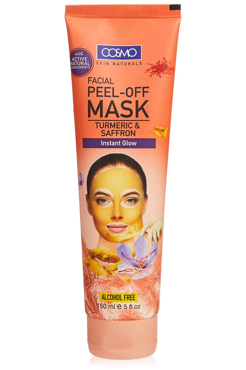 كوزمو قناع الوجه القابل للتقشير بالكركم والزعفران (150 مل)