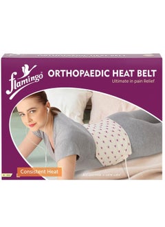 FLAMINGO Orthopaedic Electric Heating Pad | Pain Relief Heating Belt with Temperature Controller for Lower Back, Knee, Shoulder, Cramps, and Neck | Back Pain Relief  - Image 1