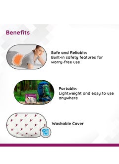FLAMINGO Orthopaedic Electric Heating Pad | Pain Relief Heating Belt with Temperature Controller for Lower Back, Knee, Shoulder, Cramps, and Neck | Back Pain Relief  - Image 4