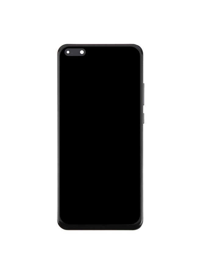 Replacement For Huawei P40 Pro TFT LCD Screen Digitizer Full Assembly with Frame, Not Supporting Fingerprint Identification Black - Image 2