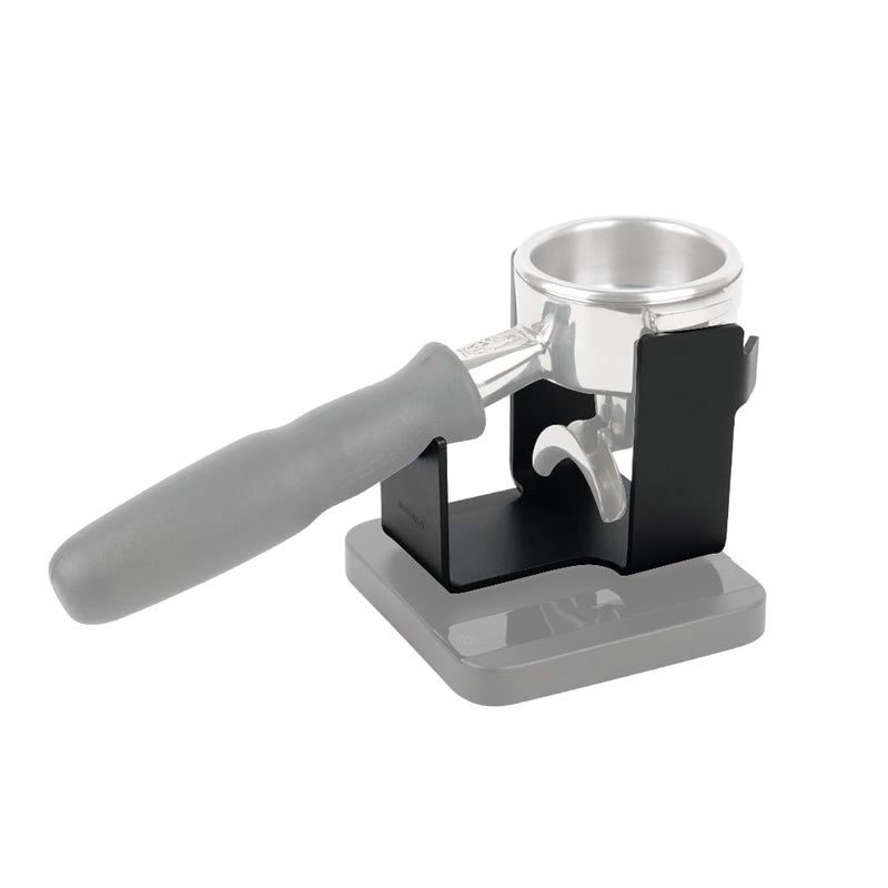 WATCHGET watchget Coffee Portafilter Holder  Espresso Portafilter Stand Stainless Steel Espresso Holder Weighing Rack Fits 58mm BottomlessSingle SpoutDouble Spout Espresso Machines Portafilter Black 