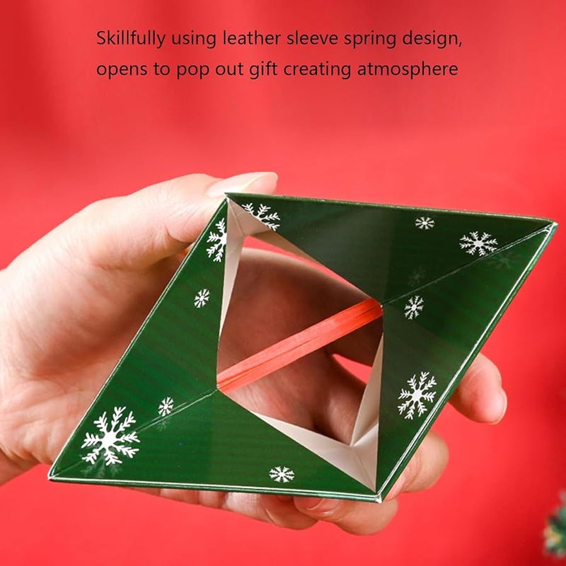 Reusable Pop Up Gift Box Holiday Party Decoration Paper Craft Presentation Accessory - Image 4