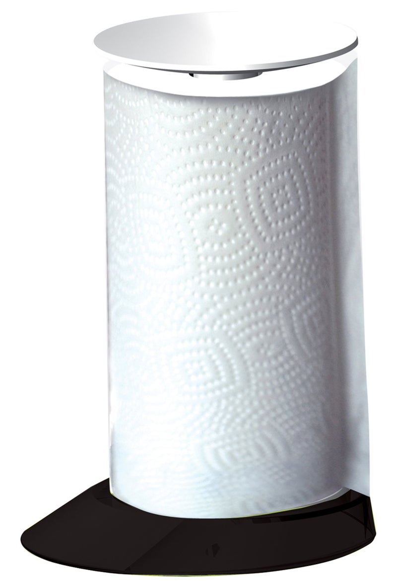 BUGATTI Bugatti Glamour Paper Roll Holder (H28 cm x 19 cm Diameter Black) - Image 1