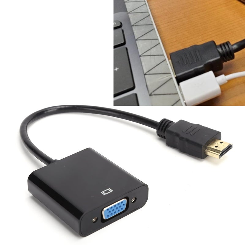 كابل محول من واجهة الوسائط المتعددة عالية الدقة (HDMI) إلى VGA مع صوت 3.5 ملليمتر - Image 4