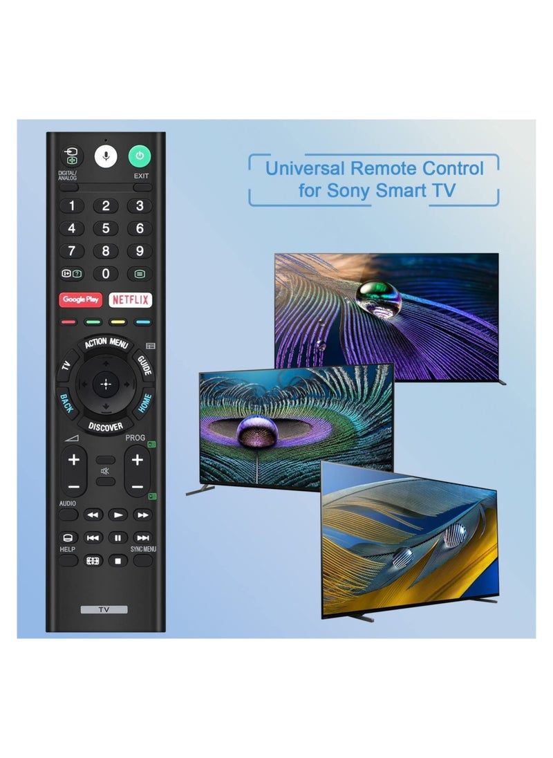 ELTRAZONE - Universal Voice Remote Control for Sony Smart TV Bluetooth Controller All Sony Bravia LED OLED LCD 4K UHD HDTV HDR Android TV, with Google Play - Image 1