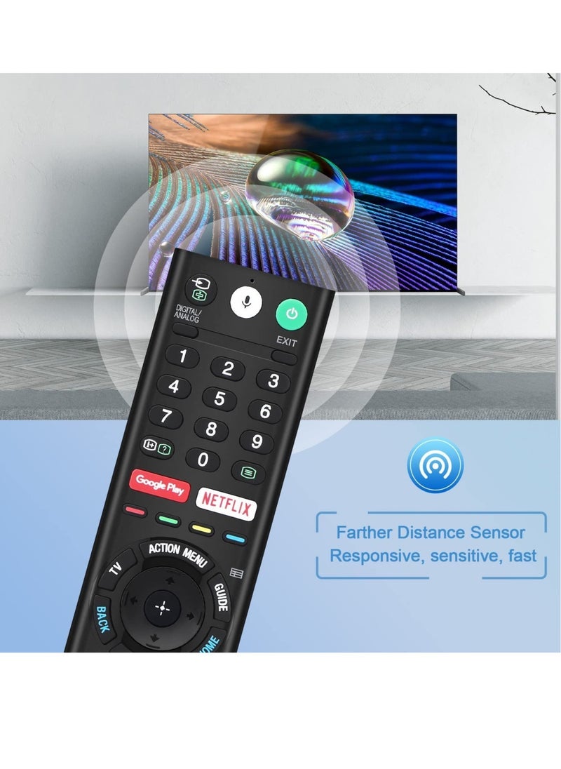 ELTRAZONE - Universal Voice Remote Control for Sony Smart TV Bluetooth Controller All Sony Bravia LED OLED LCD 4K UHD HDTV HDR Android TV, with Google Play - Image 1