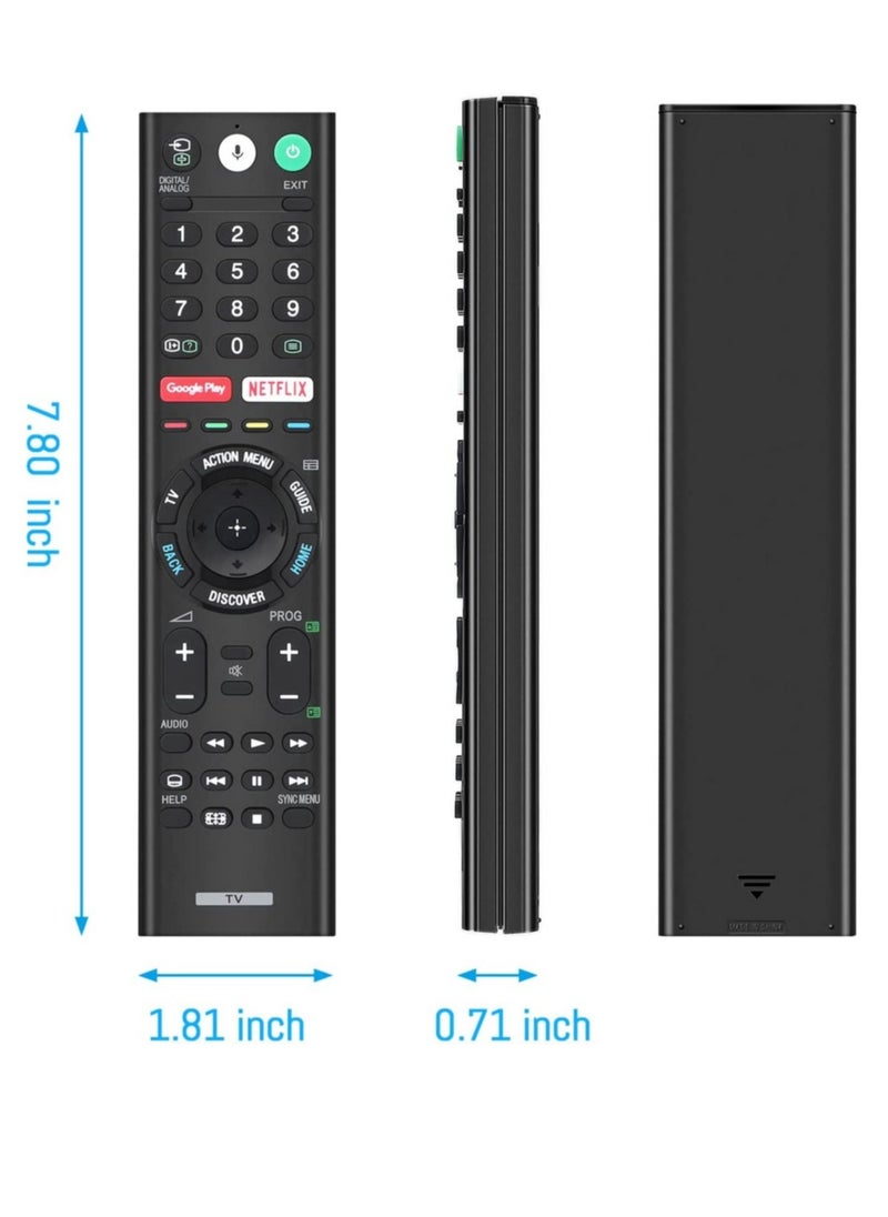 ELTRAZONE - Universal Voice Remote Control for Sony Smart TV Bluetooth Controller All Sony Bravia LED OLED LCD 4K UHD HDTV HDR Android TV, with Google Play - Image 1