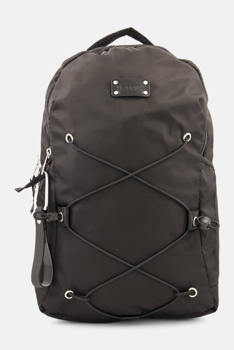Bearpaw Women Solid Backpack 33 L x 11 W x 41 H cm, Black  - Image 1