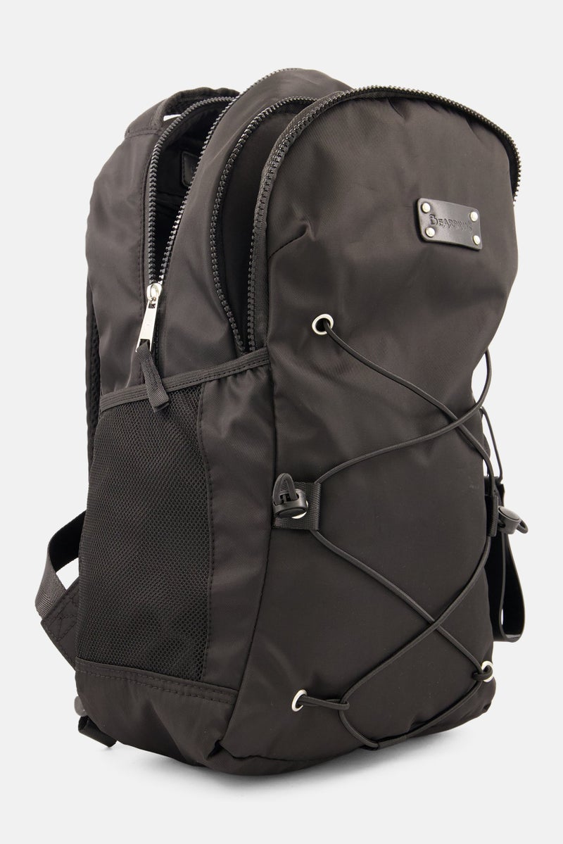 Bearpaw Women Solid Backpack 33 L x 11 W x 41 H cm, Black  - Image 3