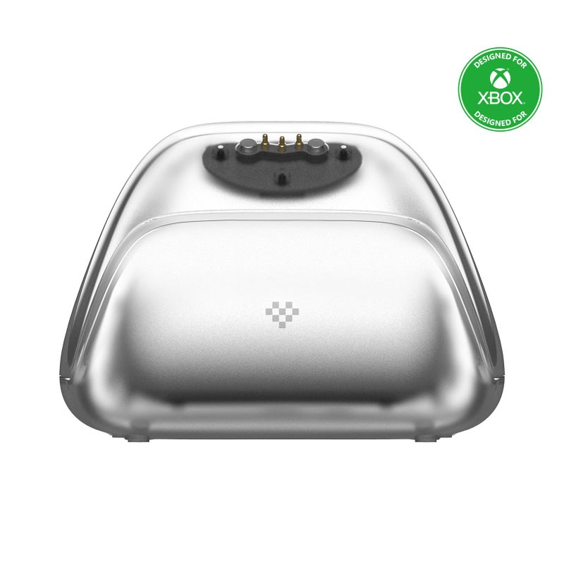 8Bitdo قاعدة شحن 8BitDo لوحدات تحكم Xbox اللاسلكية، محطة شحن Xbox مع شحن مغناطيسي آمن لوحدات تحكم Xbox Series X|S و Xbox One - مرخصة رسميًا (بيضاء) - Image 3