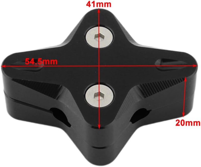 لوحة مساعدة حامل الألومنيوم المتوافقة مع ياماها NMAX155 NMAX125 2018 2025 باللون الأحمر - Image 3