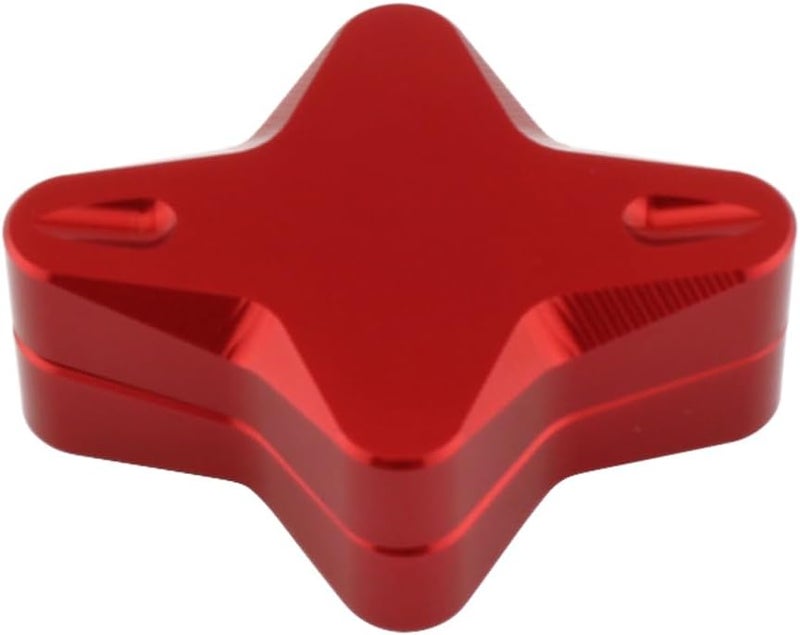 لوحة مساعدة حامل الألومنيوم المتوافقة مع ياماها NMAX155 NMAX125 2018 2025 باللون الأحمر - Image 2