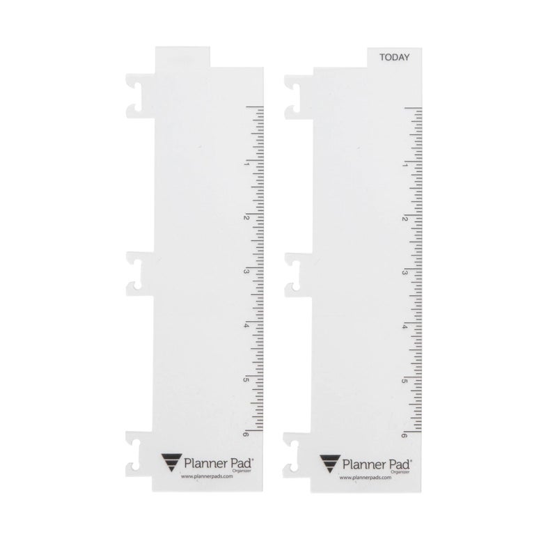 Planner Pad Spiral Bound Page Finder Combo Pack, Clear Vinyl, 2” x 8 ¼””, Fits ONLY the PERSONAL Size 6 ¾” x 8½” Planner Pad Organizer. (NOT for Use in a Seasons Style Planner) - Image 5