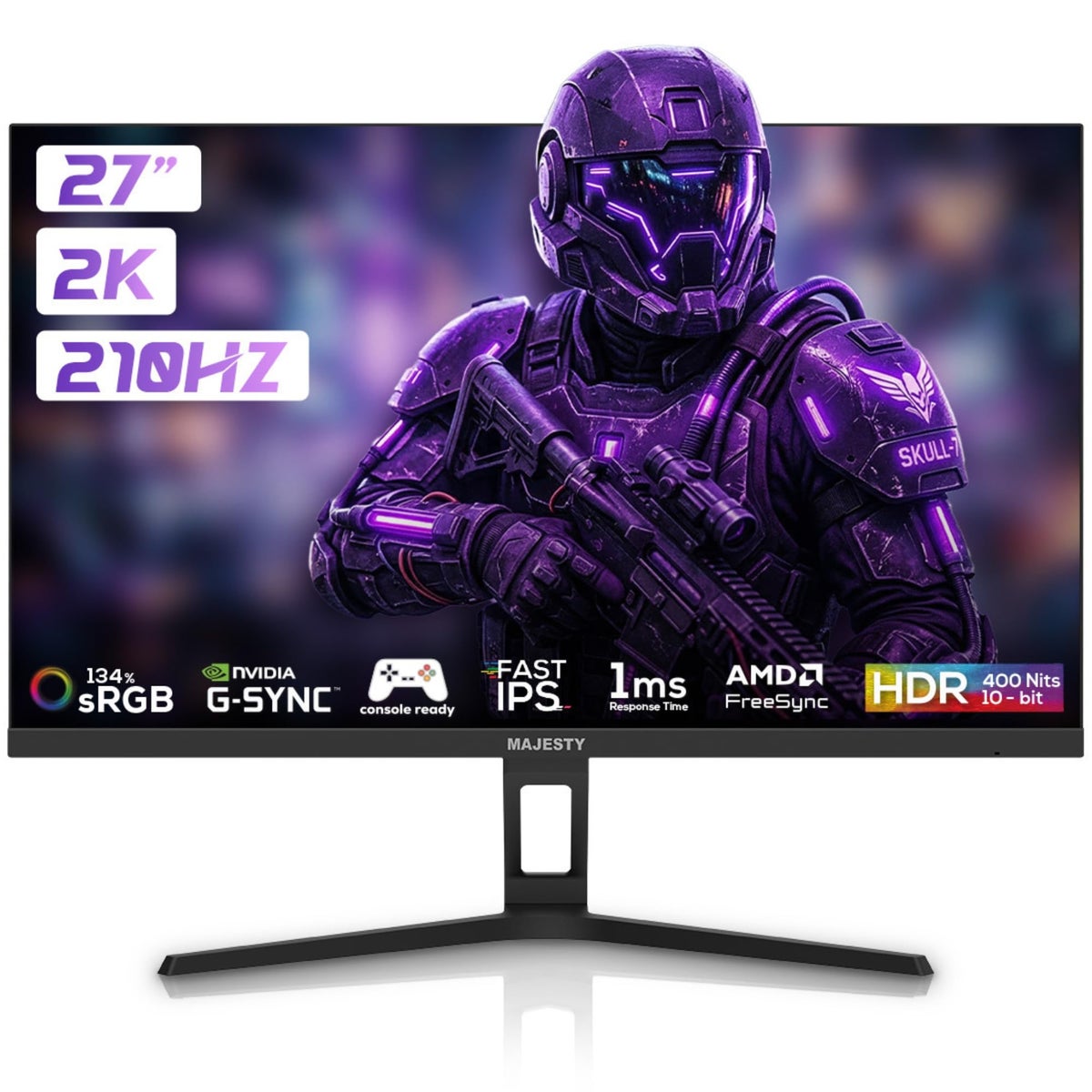 majesty Majesty Qhd Gaming Monitor 27 inch ZEFB3BEBA73FC4434AFACZ