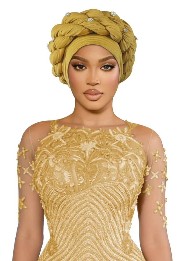 Take Two Yellow Plain Turban