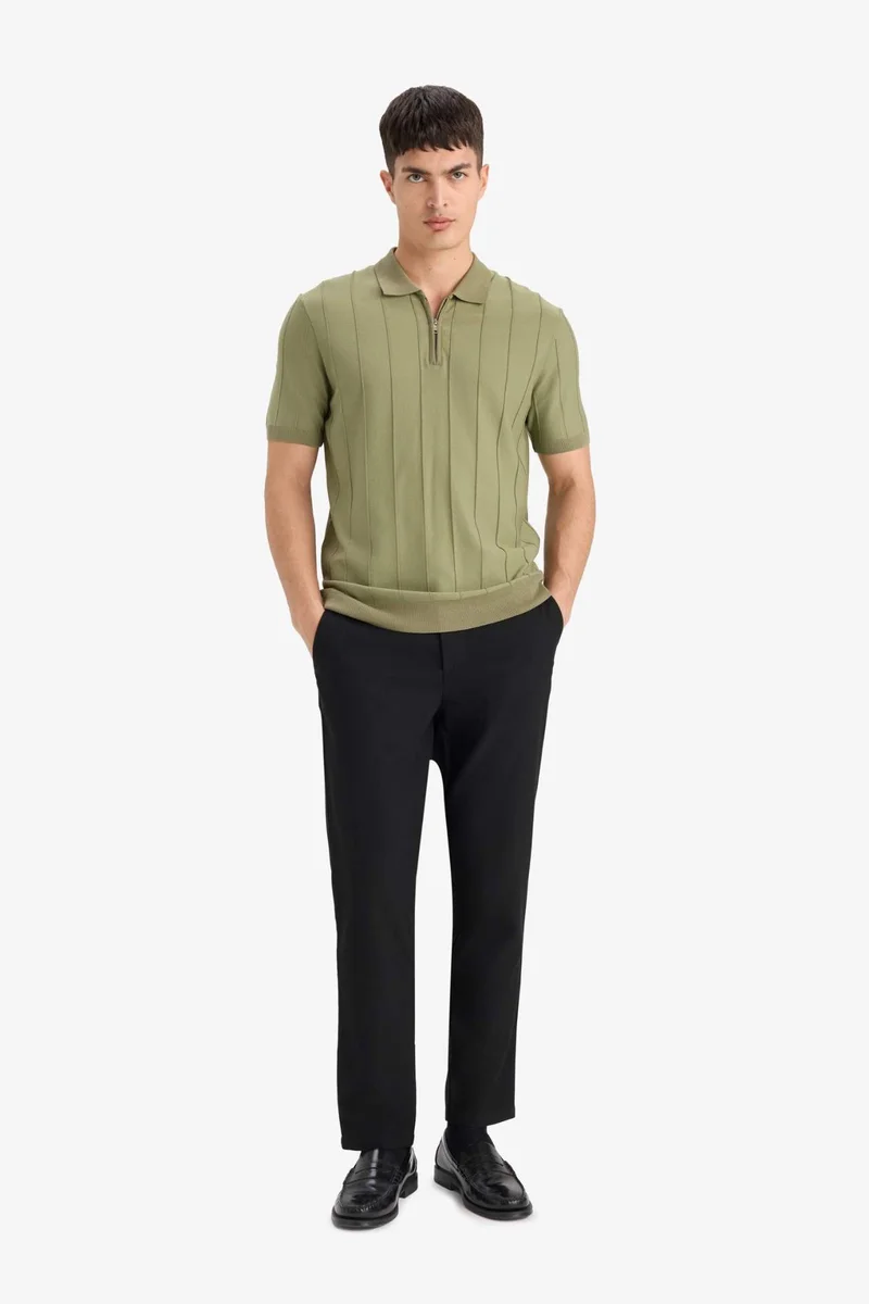 Jogger Fit Straight Leg Trousers