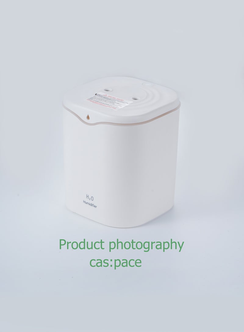 كاس: السرعة cas:pace مرطب ذكي بالموجات فوق الصوتية 2 لتر | عمر البطارية 12 ساعة | تشغيل صامت | وظيفة العلاج بالروائح العطرية | إيقاف التشغيل التلقائي | مناسب لغرفة النوم/غرفة المعيشة/المكتب - Image 4