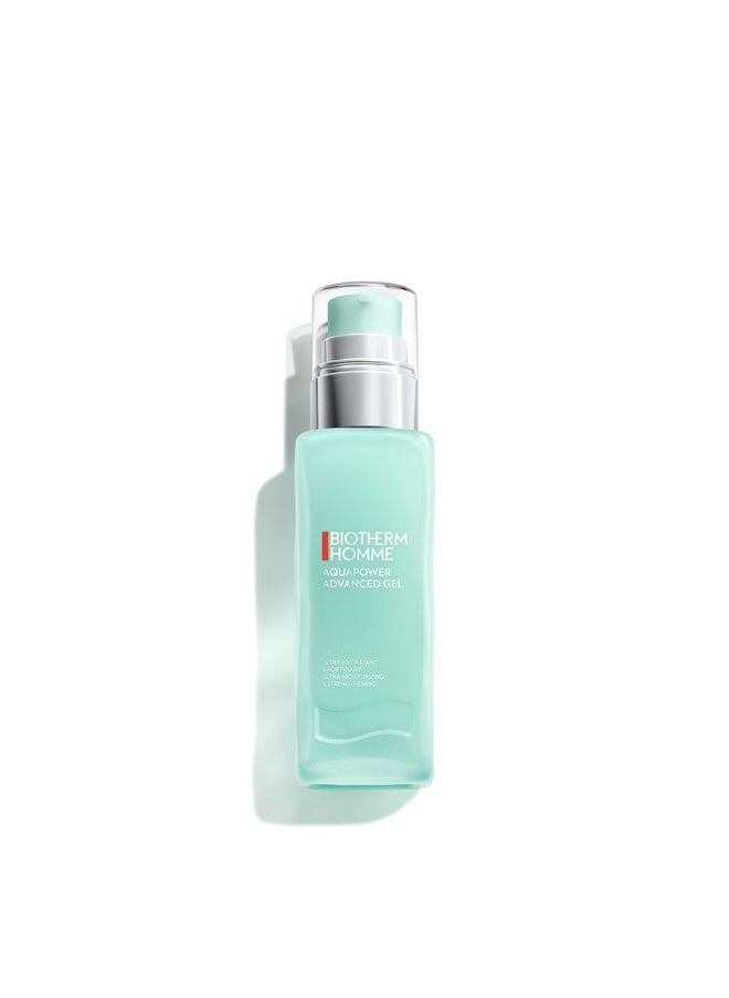 BIOTHERM Aquapower Advanced Gel, Men's Gel Face Moisturizer That Hydrates And Strengthens Skin, Fresh And Fast-Absorbing Water-Gel Formula  - Image 1