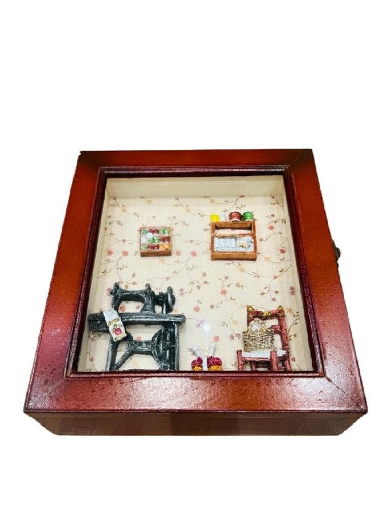 Handsomegift صندوق مفاتيح خشبي  - Image 1