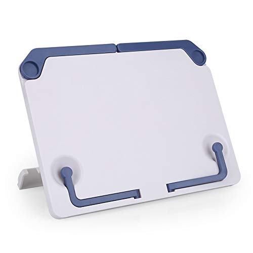 TOPINCN Desktop Sheet Music Stand, Portable Desk Angle Adjustable Pianos Musicians Music Book Practice Stand, Multipurpose Book Music Sheet Reading Stand Holder, 8.3x6.3x0.35 inch - Image 1