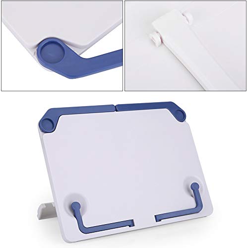 TOPINCN Desktop Sheet Music Stand, Portable Desk Angle Adjustable Pianos Musicians Music Book Practice Stand, Multipurpose Book Music Sheet Reading Stand Holder, 8.3x6.3x0.35 inch - Image 5