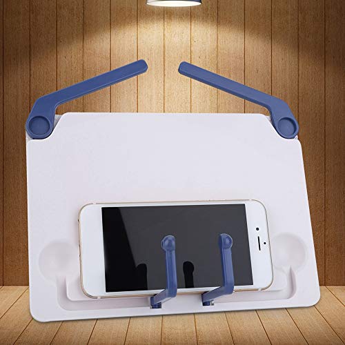 TOPINCN Desktop Sheet Music Stand, Portable Desk Angle Adjustable Pianos Musicians Music Book Practice Stand, Multipurpose Book Music Sheet Reading Stand Holder, 8.3x6.3x0.35 inch - Image 4