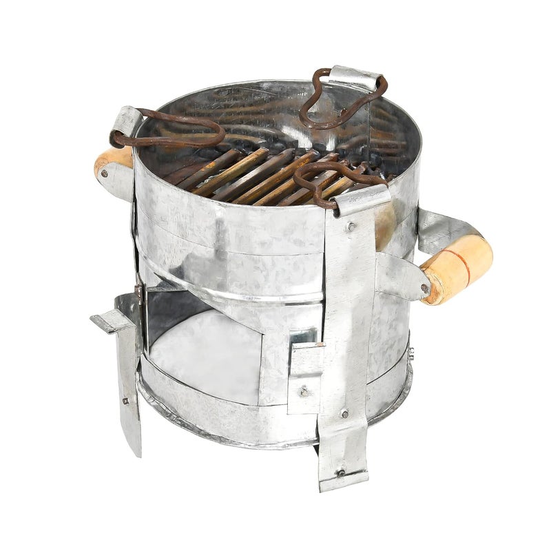 RBY Traditional Iron SigdiangeethisigadiIron Ashtraycamp fireHeaterchulhaStovetandoor Small - Image 1