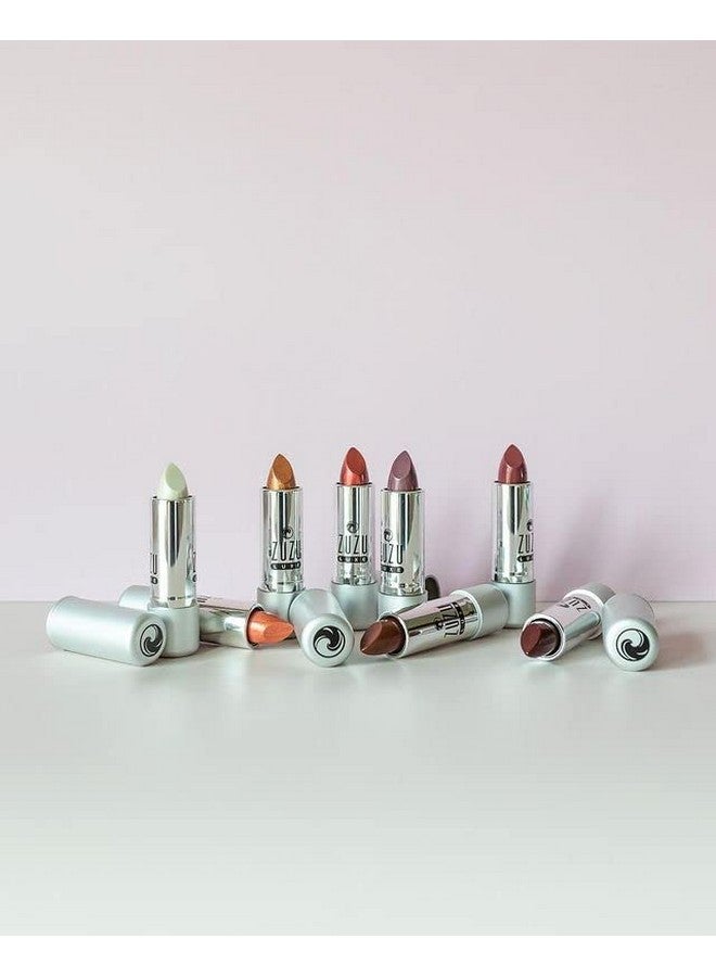 Zuzu Luxe Lip Color Lipstick (Sandstorm Soft Topaz/Cool Crème) Natural Ultrahydrating Lipstick Paraben Free Vegan Glutenfree Crueltyfree Non Gmo 0.13 Oz - Image 5