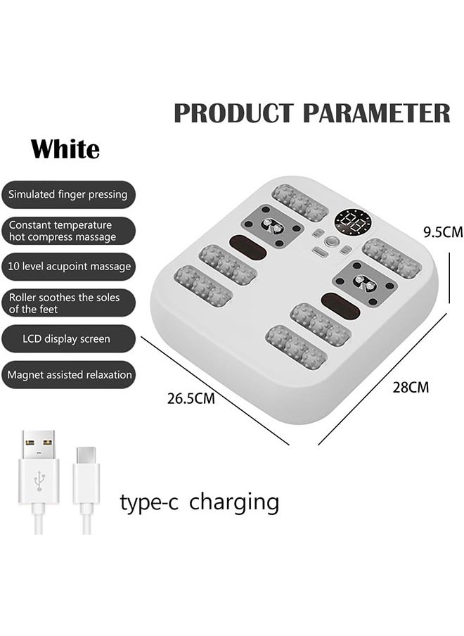 JCB CHIC Intelligent Foot Massager, Electric Foot Massager with 10 Intensities for Muscle Relaxation Foot Fatigue and Soreness Relief, Foot Stimulator Massager for Men and Women(TY800)  - Image 2