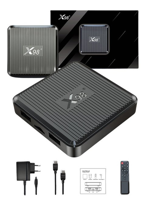 X98Q Android 11.0 TV Box Android Boxes H618 Dual Band WiFi 2.4G/5G 4K HDR Smart Android 11.0 Media Player TV Box