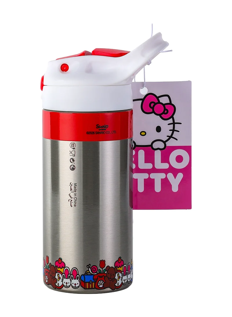 Sanrio  Sanrio Hello Kitty Stainless Steel Water Bottle 500ml | Insulated Kids Drink Bottle | Leak-Proof Cartoon Water Flask | Durable School & Travel Bottle for Girls for Women | Best Price UAE